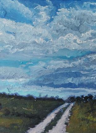Авторська картина маслом "до хмар"