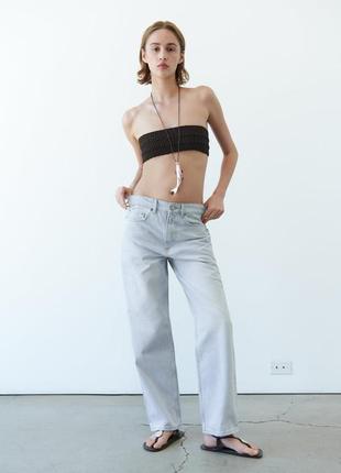 Джинси zara relaxed slim розмір 40