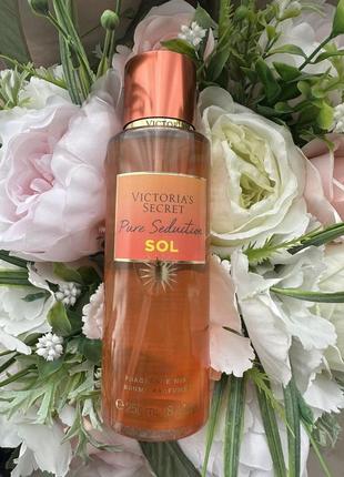 Парфюмированный спрей мист для тела victoria´s secret pure seduction sol оригинал