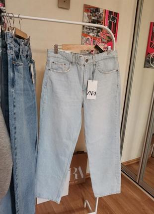 Джинси zara relaxed slim розмір 402 фото