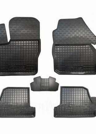 Полиуретановые коврики ford focus 3 2011 -> черные коврики форд фокус 3 4шт 11178 avto-gumm (форд фокус)