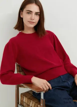 Свитер с круглым вырезом uniqlo из коллекции ines de la fressange