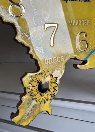 Годинник мапа україни , подарунок8 фото