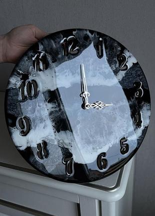 Настінний годинник з епоксидної смоли море , подарунок , епоксидна смола8 фото
