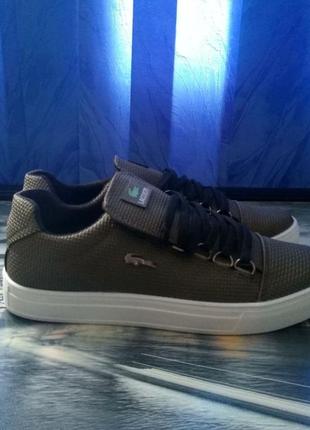 Кеди lacoste khaki2 фото