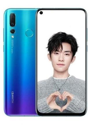 Смартфон huawei nova 4 6/128 gb blue, 20+16+2/25 мп, ips, 6.4", 2sim, 3750 ма, 8 ядер, hisilicon kirin 970