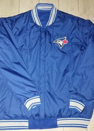 Куртка двостороння mlb toronto blue jays2 фото