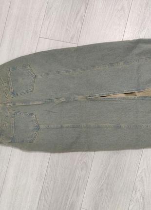Стильная джинсовая юбка макси8 фото