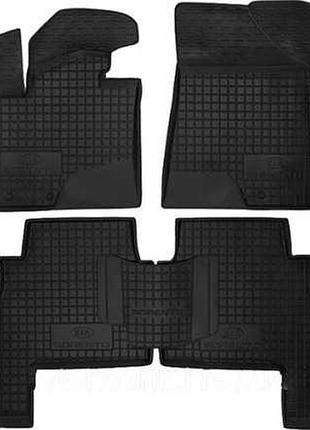 Полиуретановые коврики kia sorento 2009-2012 черный, кт - 4шт 11193 avto-gumm (киа соренто)