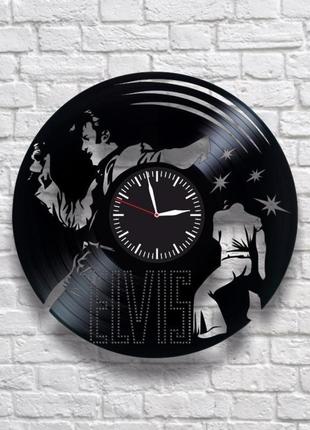 Elvis presley. настінні годинники з вінілових платівок (грамплатівок). унікальний подарунок!1 фото