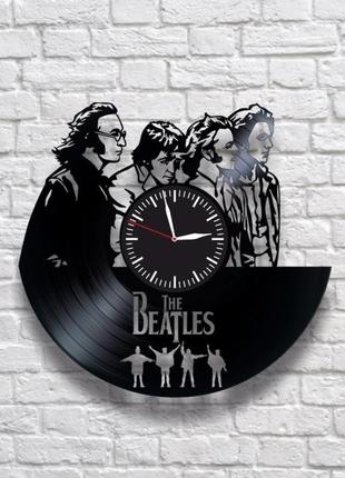 Beatles. настенные часы из виниловых пластинок (грампластинок). уникальный подарок!