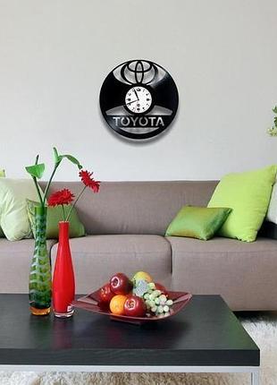 Toyota. настінні годинники з вінілових платівок (грамплатівок). унікальний подарунок!2 фото