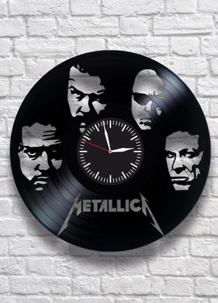 Metallica. настенные часы из виниловых пластинок (грампластинок). уникальный подарок!