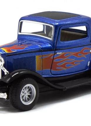 Дитяча модель машинки ford coupe kt5332fw інерційна (синій)