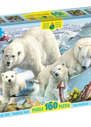 Пазли "білі ведмеді" 82982 ег-07 160 елементів