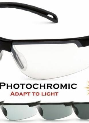 Окуляри фотохромні (захисні) pyramex ever-lite photochromic (clear) фотохромні прозорі