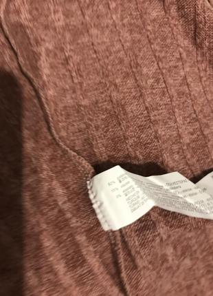 Рубашка-поло zara soft rib розовая на пуговицах 1131/97110 фото