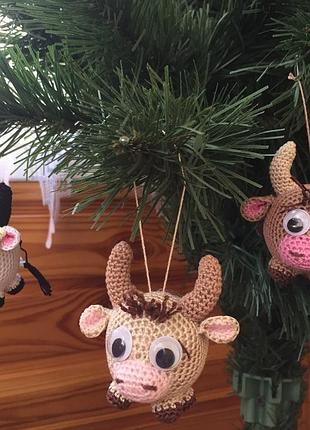 Игрушка на елку "бычок"