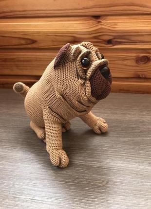 Интерьерная игрушка мопс