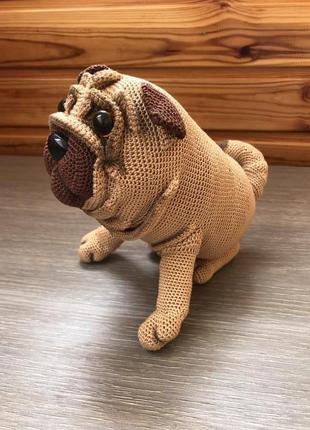 Интерьерная игрушка мопс