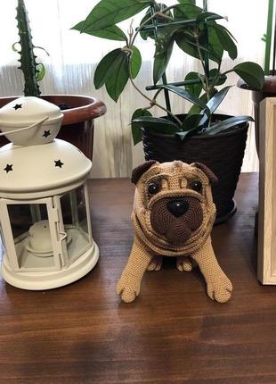 Интерьерная игрушка мопс