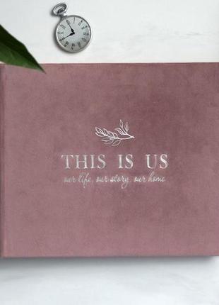 Розовый бархатный альбом, рожевий весільний альбом, годовщина свадьбы, сімейний альбом3 фото