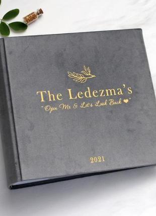 Альбом з файловим блоком, сімейний альбом, подарунок на весілля, альбом с файлами2 фото