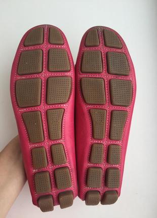 Кожаные стильные мокасины 37 р. лоферы натуральная кожа туфли6 фото
