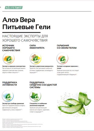 Lr lifetakt питної гель aloe verа сівера інтенсив.4 фото