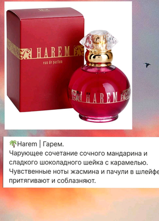 Lr harem eau de parfum для жінок.