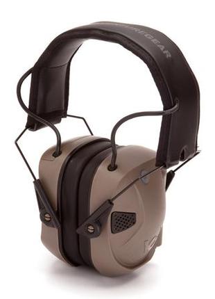 Активні навушники протишумні захисні venture gear amp nrr 26db з bluetooth (пісочного кольору)