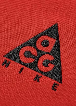 Nike men acg logo tee (university red / black)2 фото