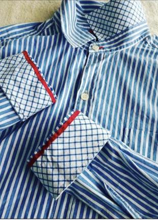 Хлопковая рубашка в полоску