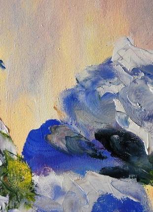 Картина маслом "півонії в сяйві", 60х80 см імпресіонізм квіти піони живопис