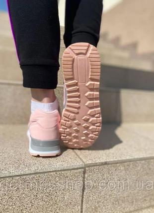 Жіночі повсякденні рожеві кросівки new balance, стильні демі5 фото