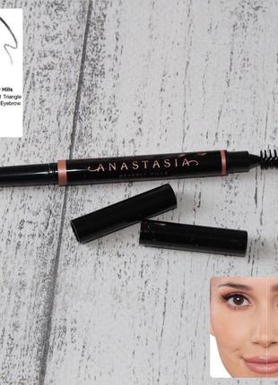 Anastasia beverly hills brow definer triangular brow pencil карандаш для бровей в оттенке soft brown