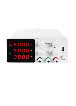 Лабораторный блок питания sps-w605, 60v 5a, nice-power spsw605