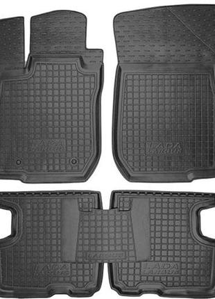 Полиуретановые коврики lada largus 5 местный 11505 avto-gumm (ваз ларгус)