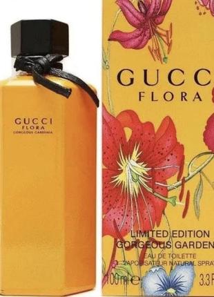 Жіночі парфуми gucci flora by gucci gorgeous gardenia (гуччі флора бай гуччі горджес гарденія) туалетна вода 100 ml/мл