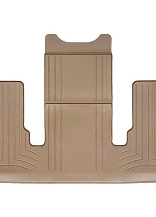 Передние коврики toyota sequoia 2007-12 с бортиком 3 ряд бежевые 450935 weathertech