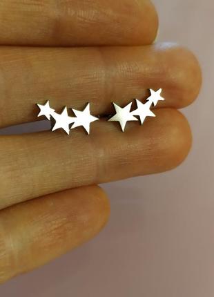 Серьги гвоздики из нержавеющей стали