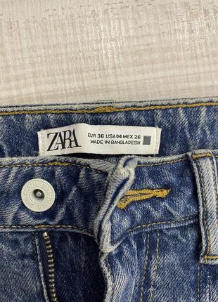 Слоучие джинсы zara р.м (маленькая л)2 фото