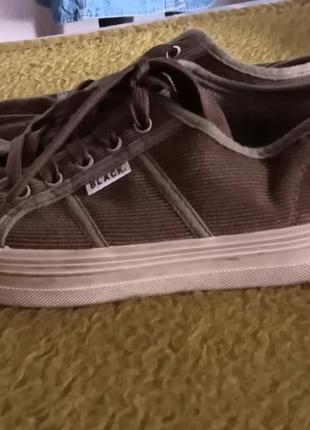 Мокасини вельветові на високі підошві