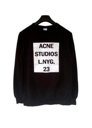 Свитшот с лого acne studios