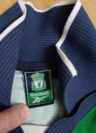 Футболка  вінтажна vintage  liverpool 1999 reebok carlsberg made in u.k.розмір 34-365 фото