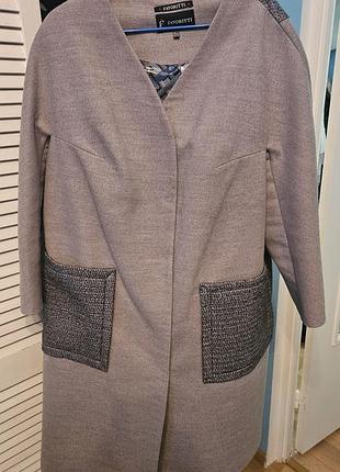 Пальто 54 размер кашемир