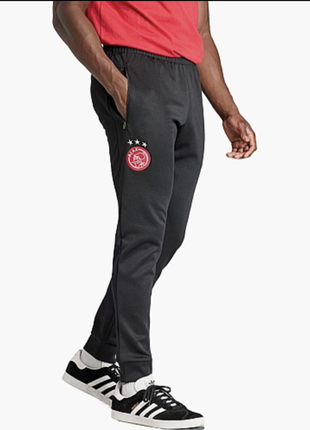Штани adidas ajax amsterdam essentials trefoil joggers black il6045