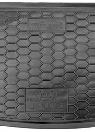 Коврик в багажник kia rio (2017-) (хетчбэк) (верхняя полка ) полиуретан ag (киа рио) 111633 avto-gumm