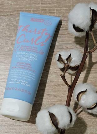 Шампунь без сульфатів - umberto giannini, thirsty curls hydrating shampoo2 фото