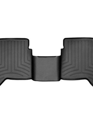 Задние коврики ford ranger 2012- double cab ford с бортиком черные 445132 weathertech